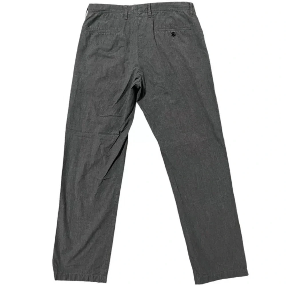J. Crew Bedford Pants Gray Cotton Size 31/32